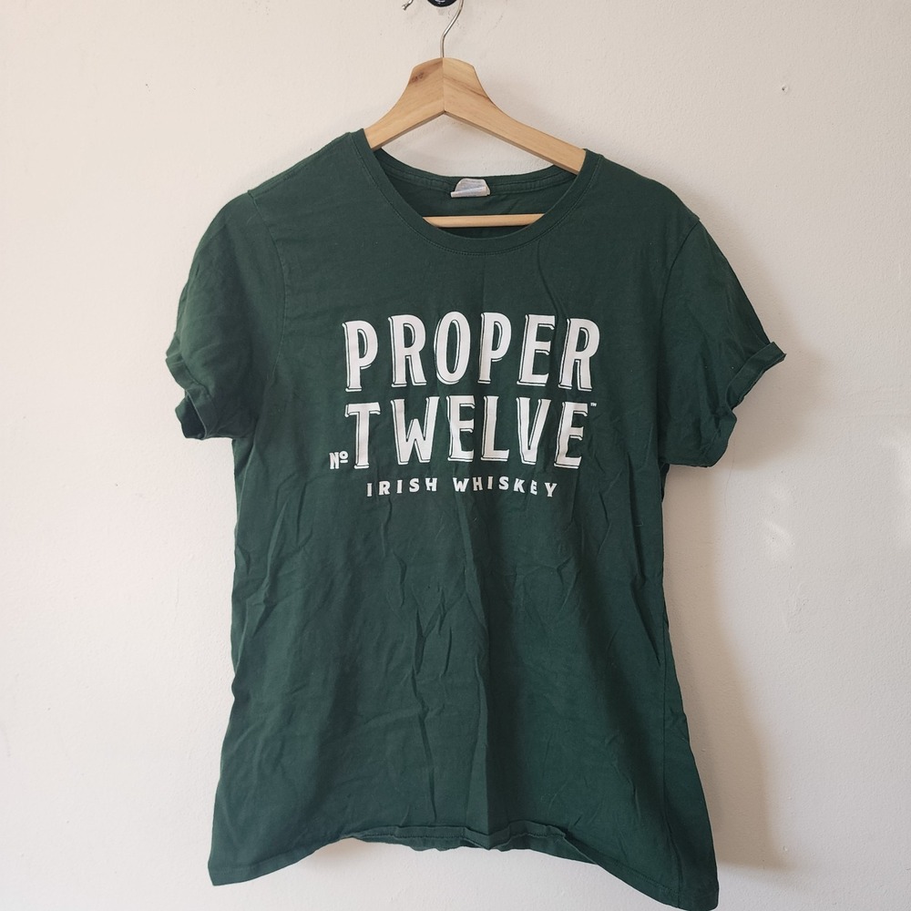 Proper 12 Irish Whiskey Conner McGregor Mens Green Shirt Large